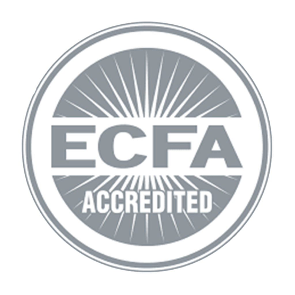 circle logo signifying accreditation with ECFA
