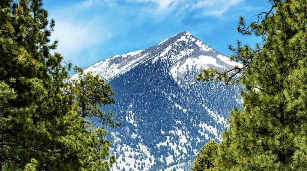 Mountain Peak Flagstaff Arizona